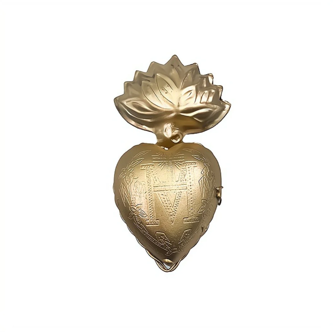 Immaculate Heart Small Milagro 3.5" x 2"