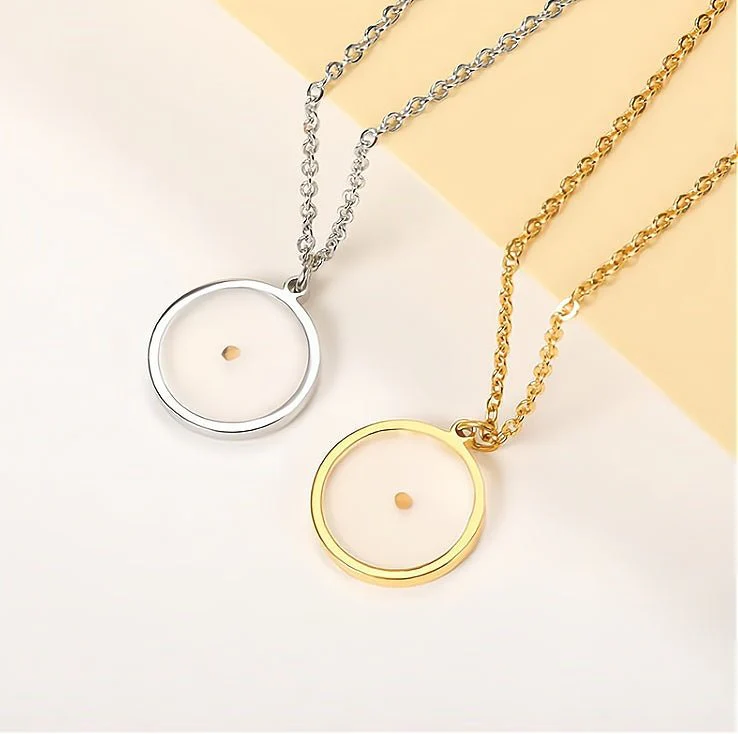 Silver-Plated Mustard Seed Necklace 18-inch