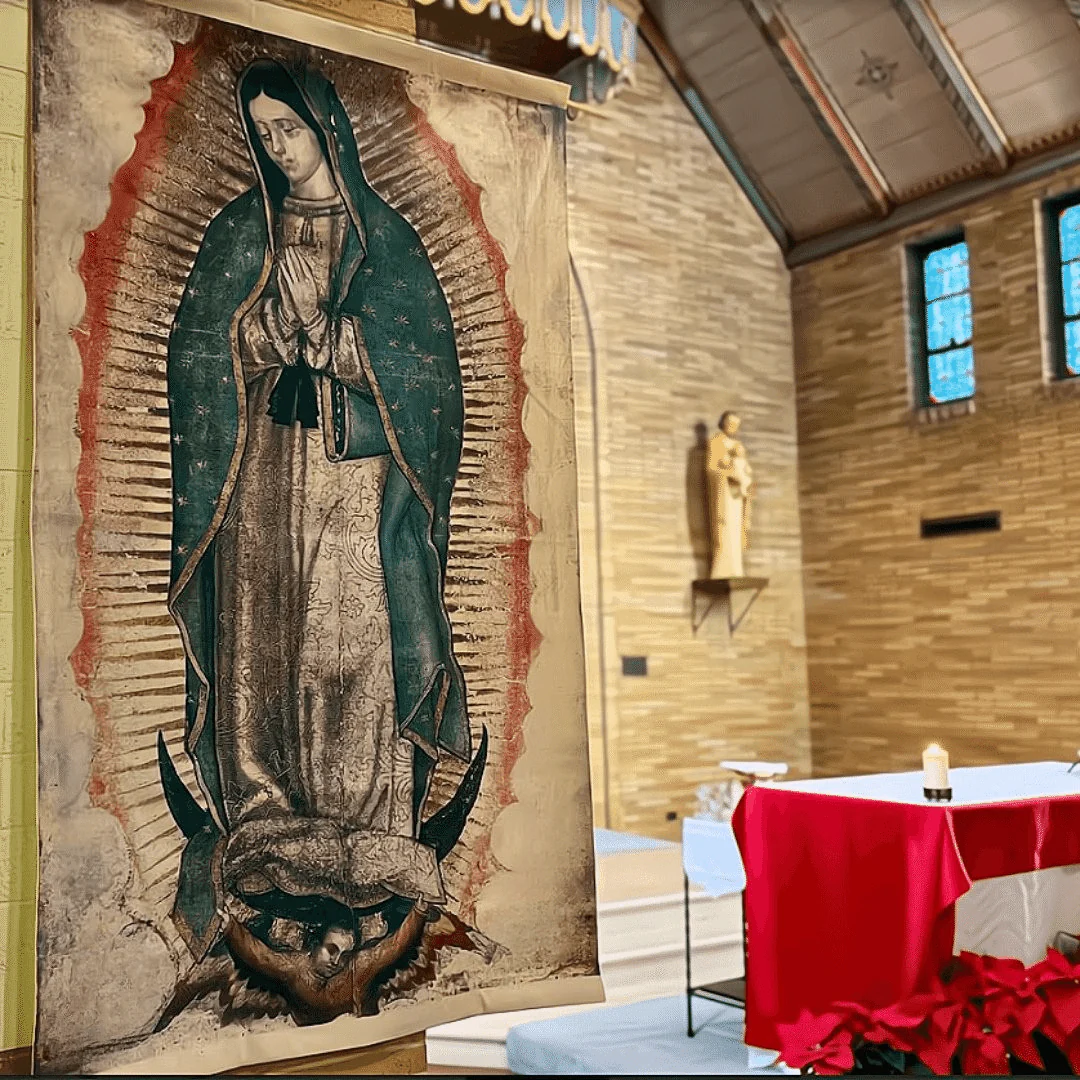 Our Lady of Guadalupe Tilma 62" x 40" - Image 2