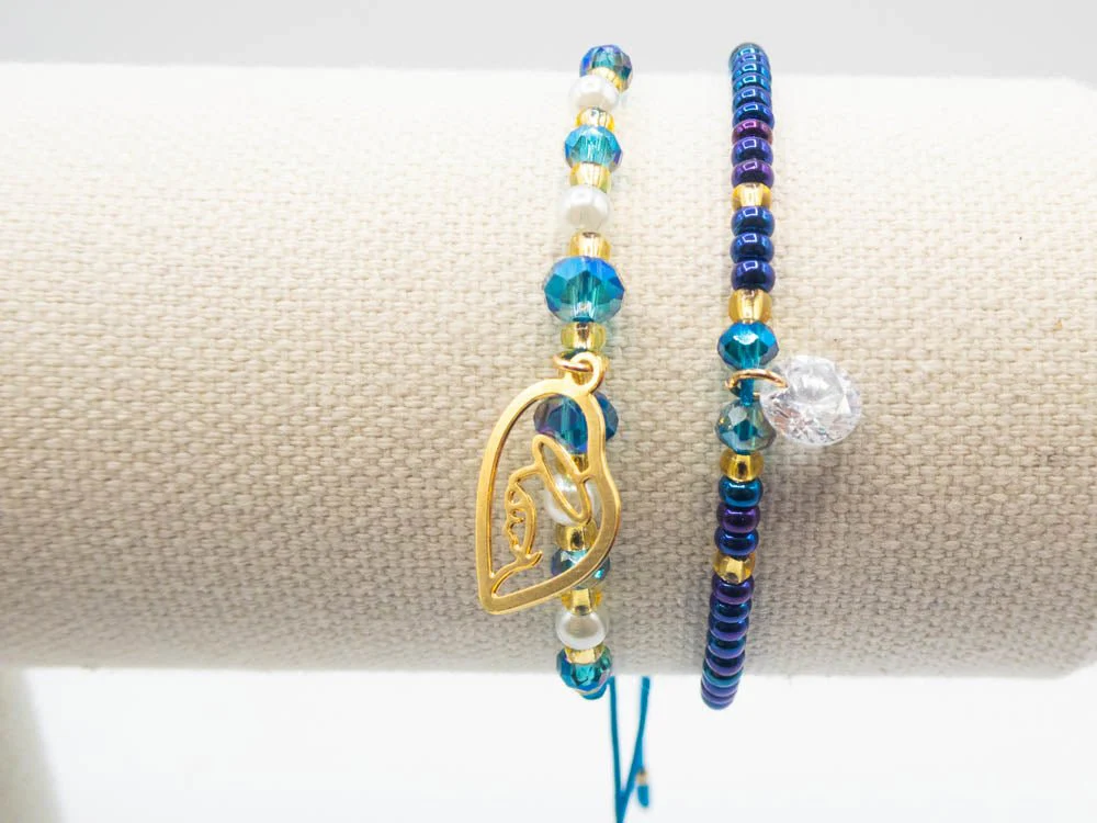 Our Lady String Bracelet, 7.5" 7.5