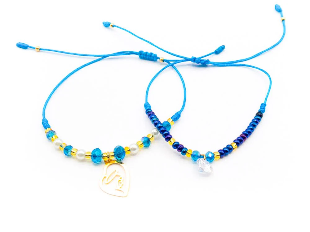 Our Lady String Bracelet, 7.5" 7.5 - Image 2