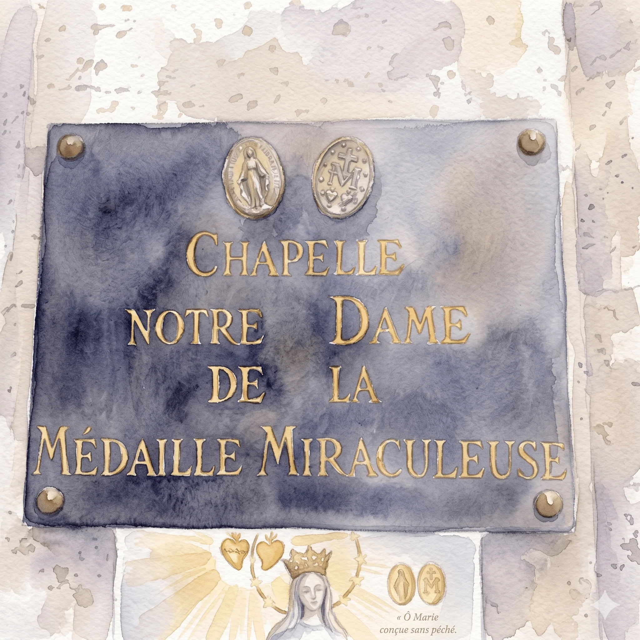 Rue du Bac Paris Miraculous Medal Gift Box — Gold (Set of 4 + Surprise) - Image 6