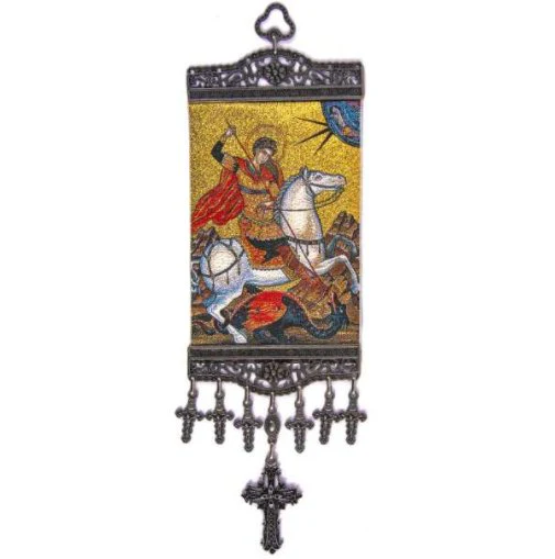 St George Tapestry Banner 12-inch