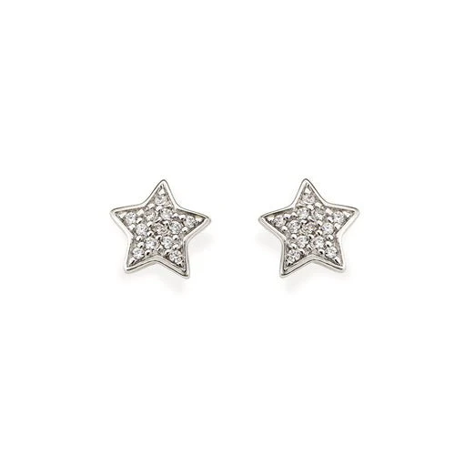 Sterling Silver Star Earrings
